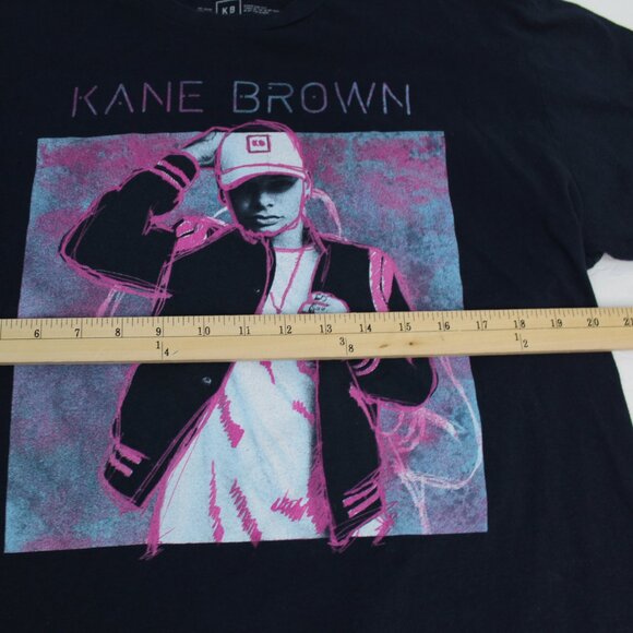 Kane Brown Concert Size XL Blue Live Forever Tour Short Sleeve Tshirt - Picture 11 of 12